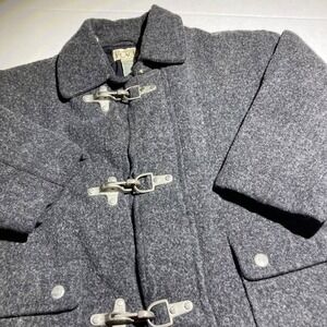 The Childrens Place Kids Winter Pea Coat‎ Wool Blend Jacket Gray Size 5/6